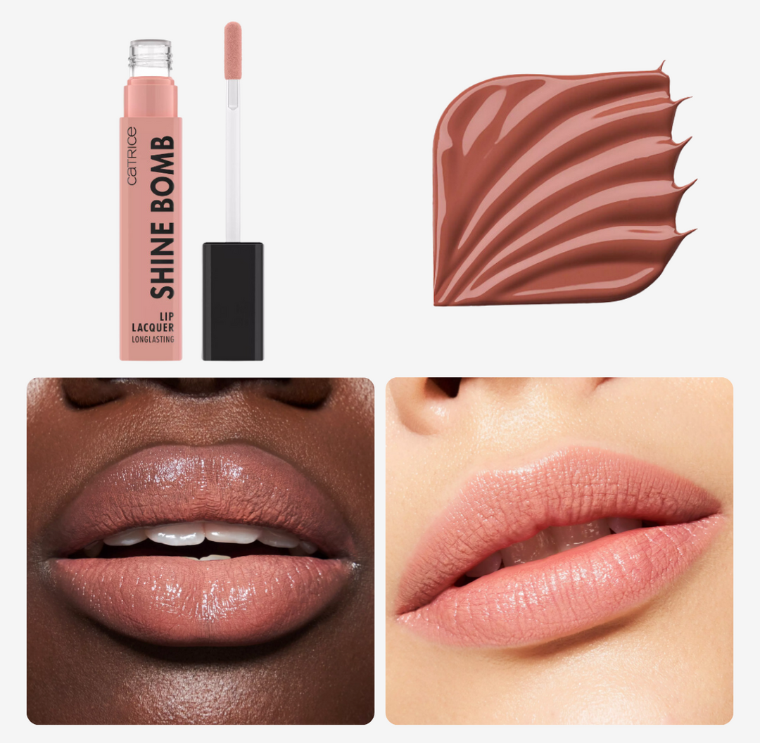 Catrice Shine Bomb Lacquer Lipstick - 3ml | كاتريس أحمر شفاه سائل لامع - 3 مل