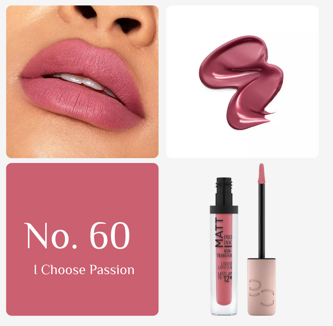 Catrice Matt Pro Ink Non Transfer Liquid Lipstick | كاتريس أحمر شفاه بتأثير مات