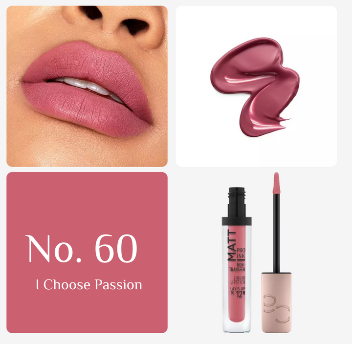 Catrice Matt Pro Ink Non Transfer Liquid Lipstick | كاتريس أحمر شفاه بتأثير مات