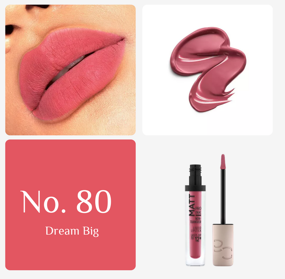 Catrice Matt Pro Ink Non Transfer Liquid Lipstick | كاتريس أحمر شفاه بتأثير مات