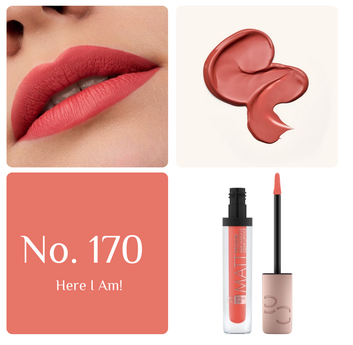 Catrice Matt Pro Ink Non Transfer Liquid Lipstick | كاتريس أحمر شفاه بتأثير مات