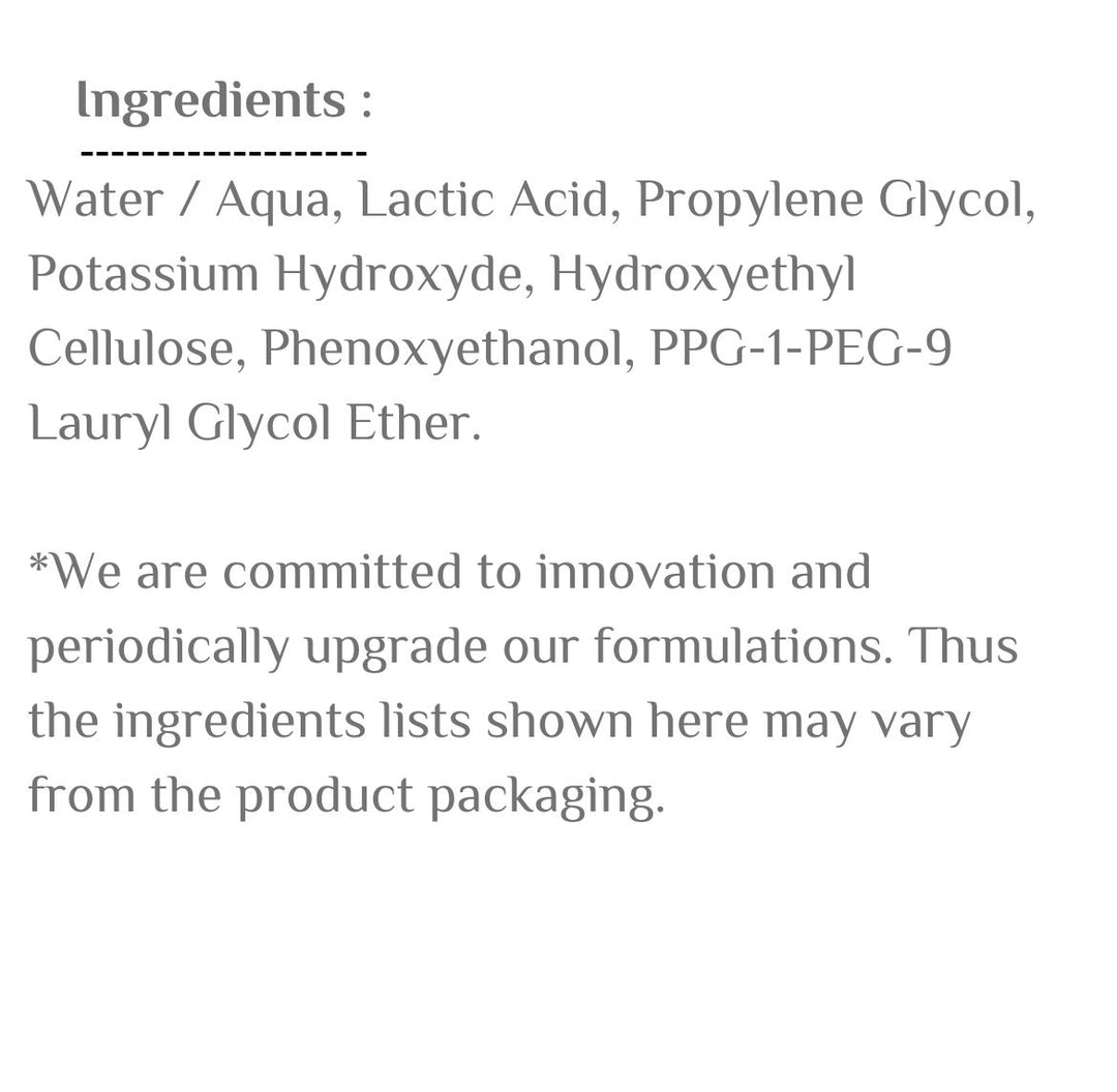 CYS Lactic Acid - 30ml | Serum Revuel Lactic Acid - 30 ml