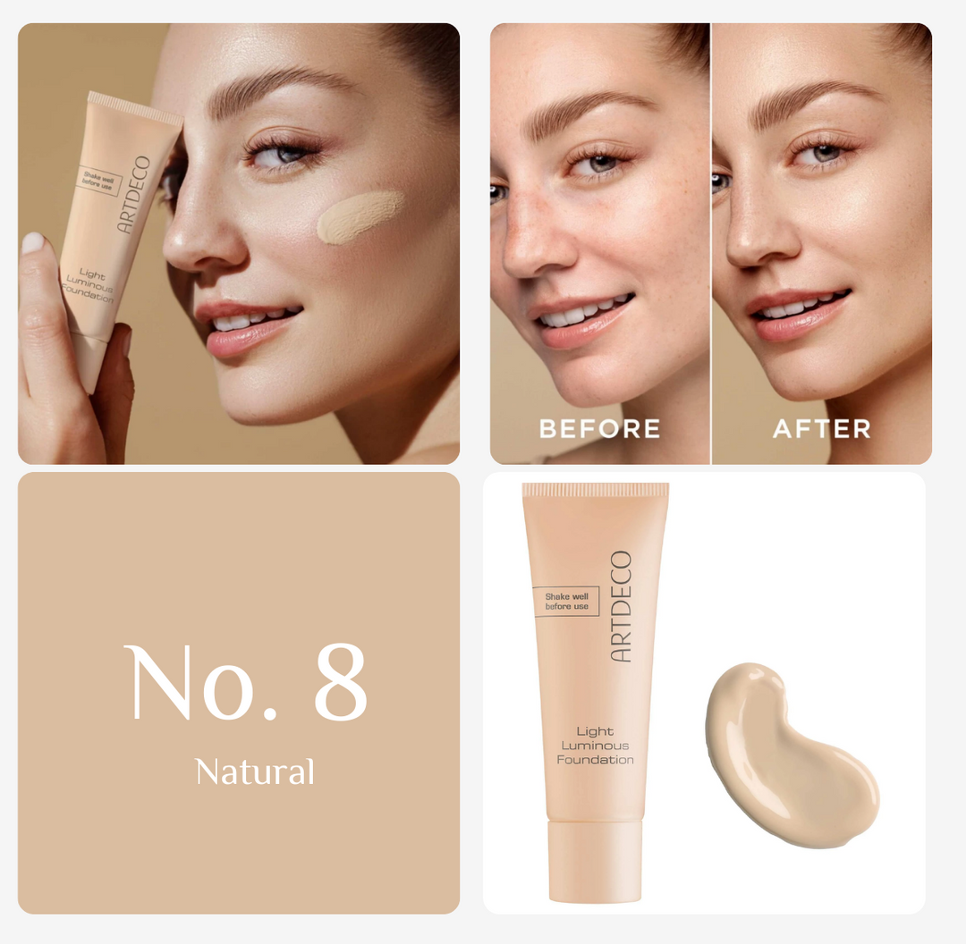 Artdeco Light Luminous Foundation - 25ml | ارديكو كريم أساسا تغطية خفيفة