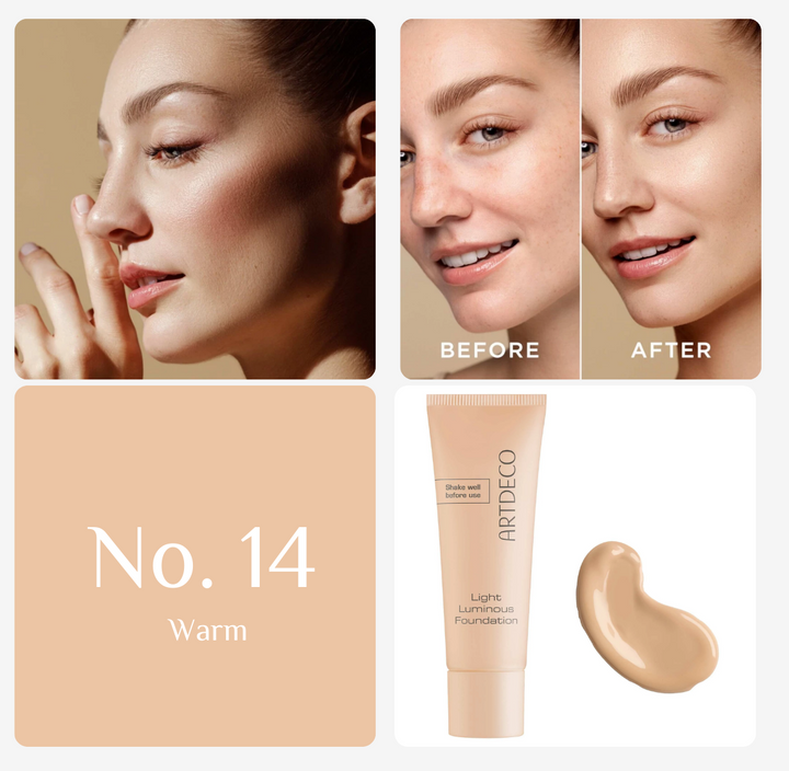 Artdeco Light Luminous Foundation - 25ml | ارديكو كريم أساسا تغطية خفيفة