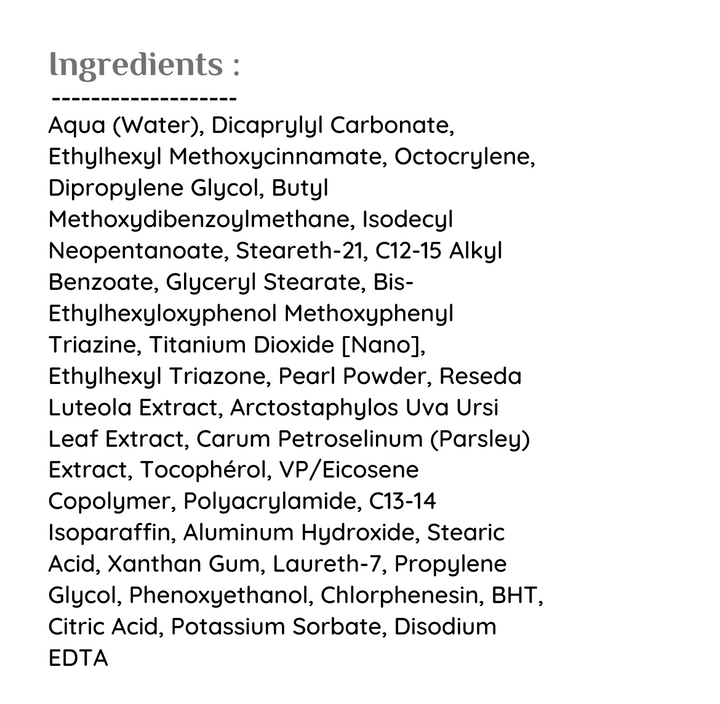 ACM Depiwhite.S Soin Spf 50 Photo-Protecteur Spf Sunscreen Cream - 50ml | اي سي ام كريم الواقي من الشمس - 50 مل