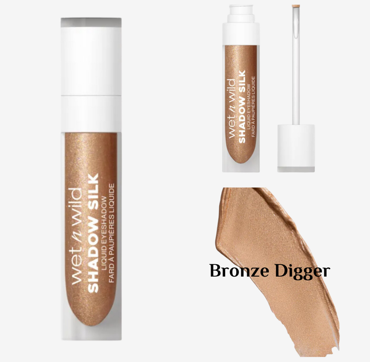 wet n wild Shadow Silk Liquid Eyeshadow Glow - 5.5ml | ويت ان وايلد ظلال عيون سائل لامع - 5.5 مل