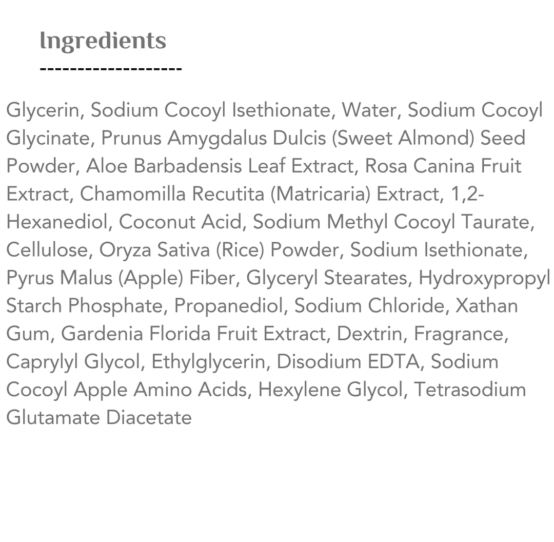 Arencia Fresh Rosehip Rice Mochi Cleanser - 120g | ارنيسيا غسول للوجه بمستخلص ثمرة الورد - 20 غرام