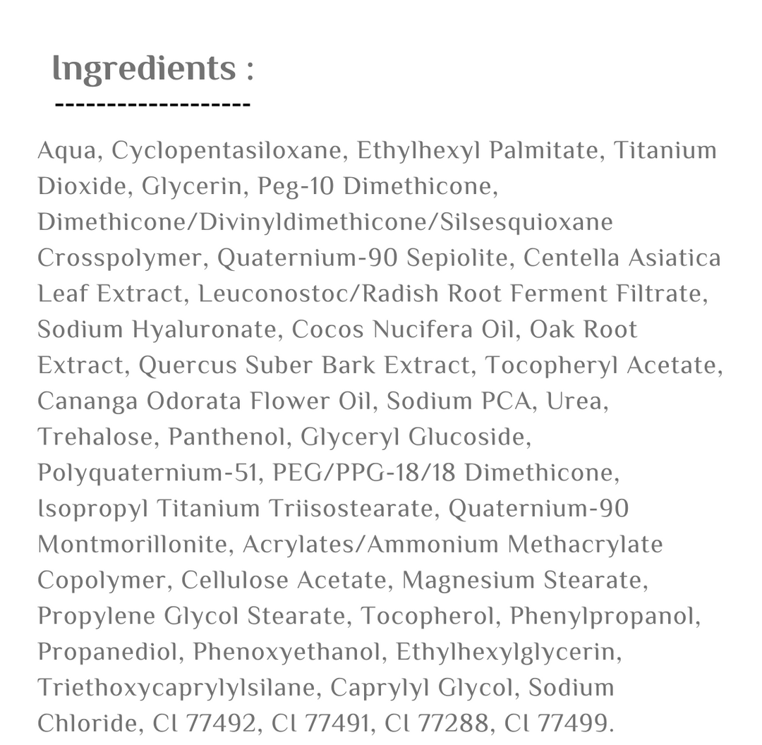 SiNOZ Pure Cica Tiger Grass Tone Equalizing Cream -  15ml | سينوز كريم مصحح للون البشرة - 15 مل