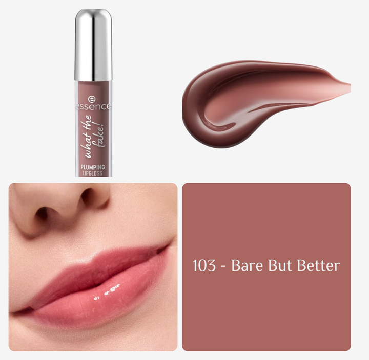essence what the fake! PLUMPING LIPGLOSS - 4ml | ايسنس غلوس مكبر للشفاه - 4 مل