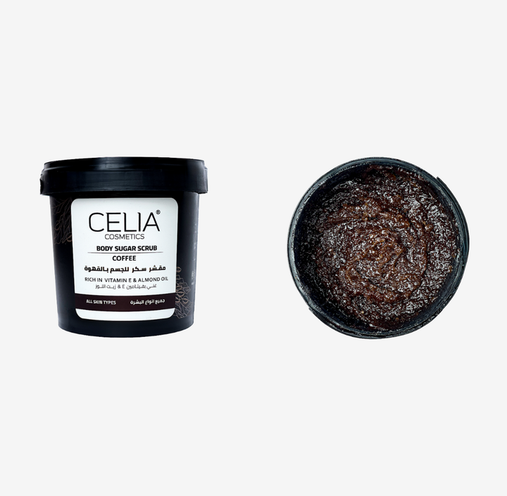 CELIA Body Sugar Scrub - 600g | سيليا مقشر زيتي للجسم - 600 غرام