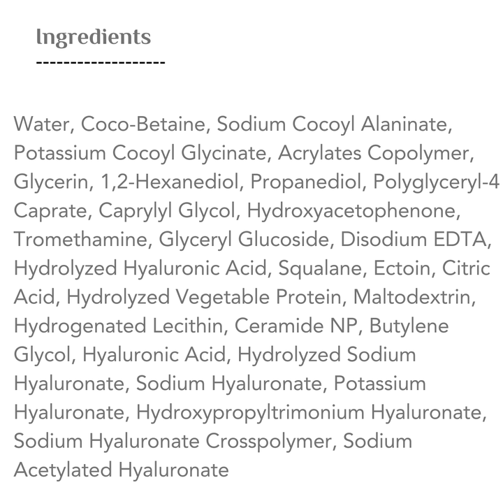 Anua 8 Hyaluronic Acid Moisturizing Gentle Gel Cleanser - 150ml | أنوا غسول جل مرطب للوجه بالهيالورونيك اسيد - 150 مل