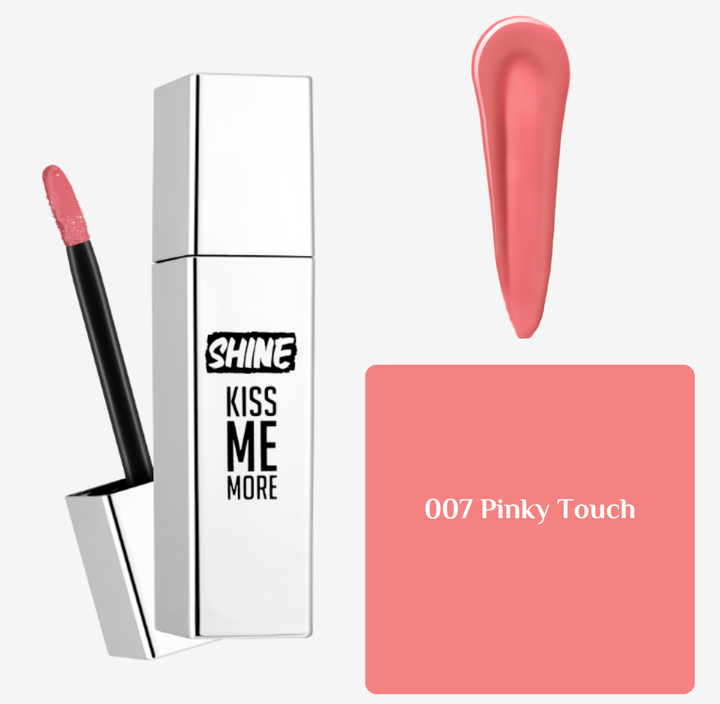 Flormar Shine Kiss Me More - 3.5ml | فلورمار أحمر شفاه لامع - 3.5 مل