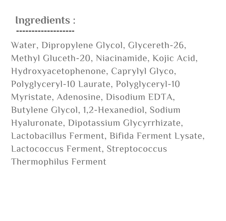 NINE LESS B-Boost 1% Kojic Acid Toner - 200ml | ناين ليس تونر الكوجك اسيد 1% - 200 مل