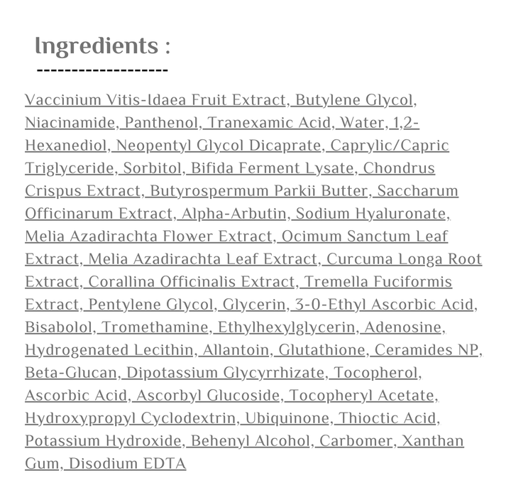 Numbuzin Vitamin Concentrated Serum - 30ml | نمبوزين سيروم مركز بالفيتامينات - 30 مل