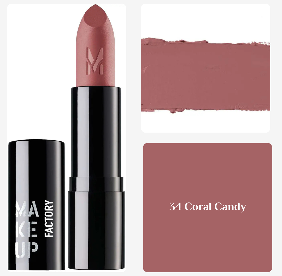 MAKE UP FACTORY Studio Star Velvet Lipstick - 4g | ميكاب فاكتوري ستوديو ستار أحمر شفاه مخملي – 4 غرام