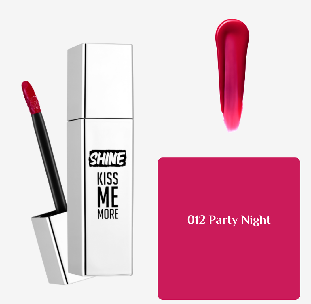 Flormar Shine Kiss Me More - 3.5ml | فلورمار أحمر شفاه لامع - 3.5 مل