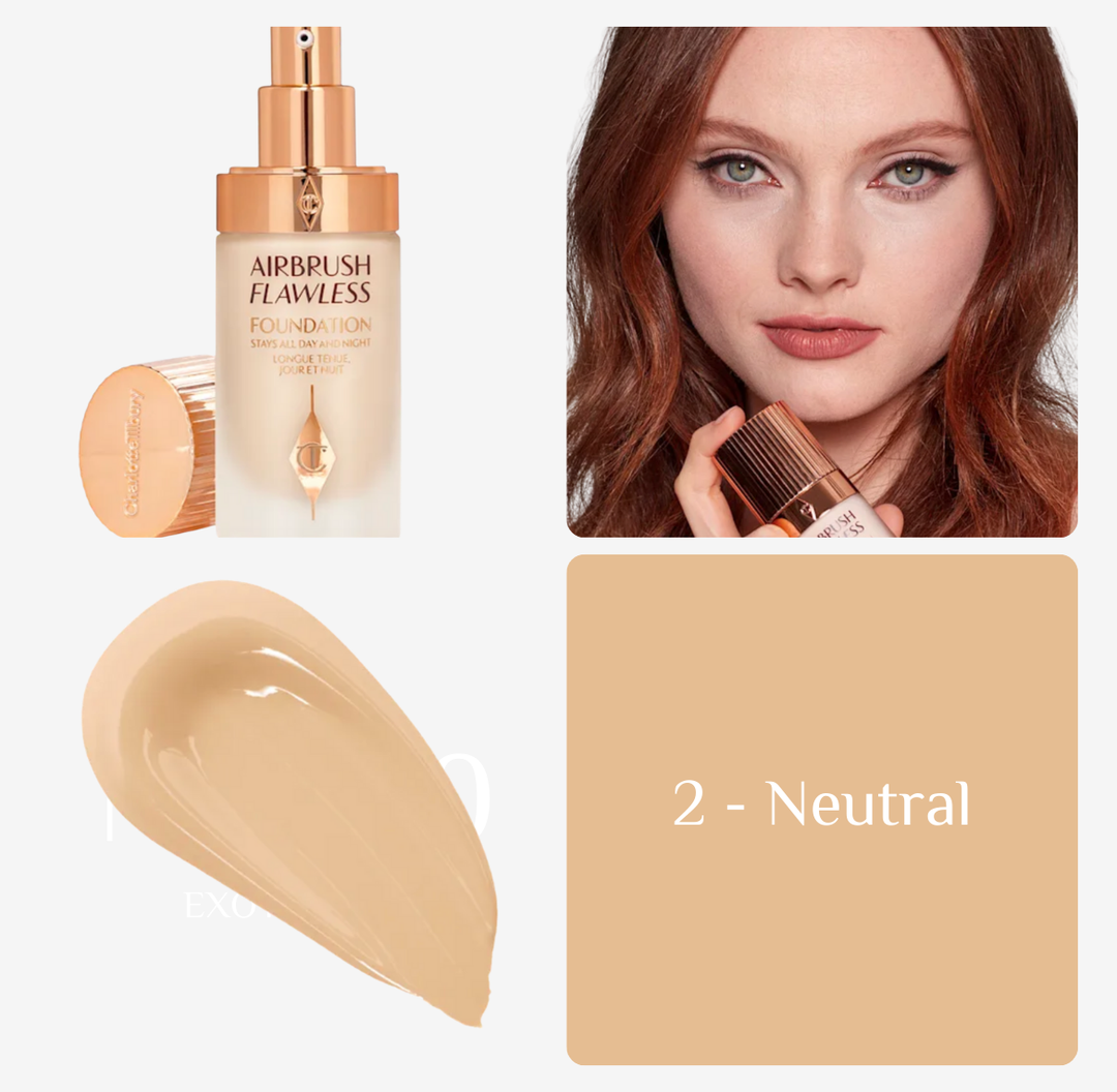 Charlotte Tilbury Air Brush Flawless Foundation - 30ml | شارلوت تلبوري كريم أساس - ٣٠ مل