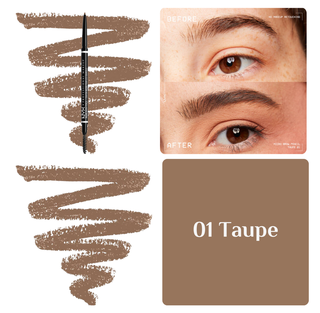 NYX Micro Brow Pencil - 0.09g | ان واي اكس قلم تحديد الحواجب الدقيق - 0.09 غرام
