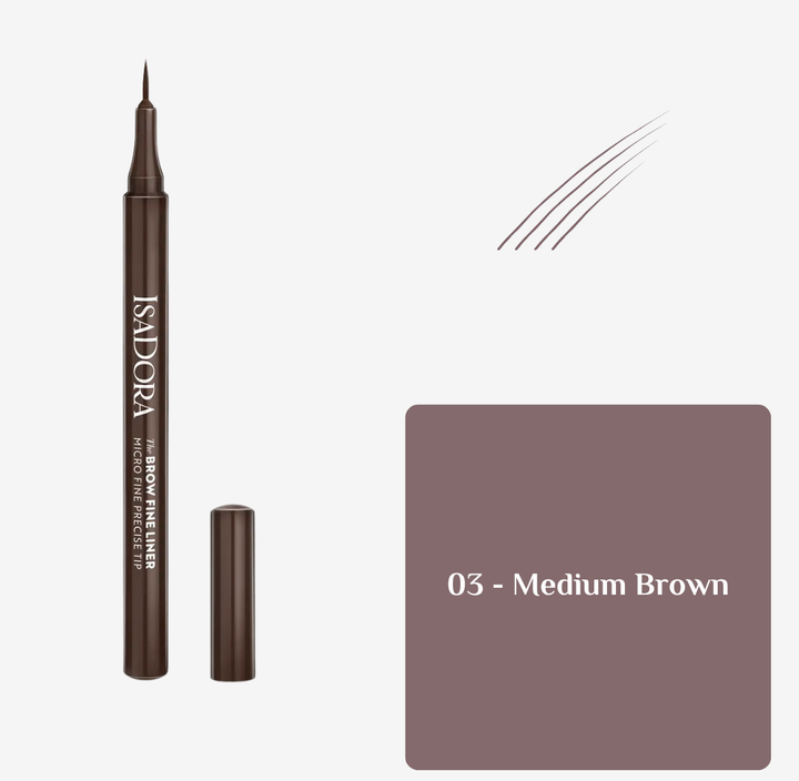 Isadora The Brow Fine Liner Micro Fine Precise Tip - 1.1ml | ايزادورا قلم تحديد الحواجب - 1.1 مل