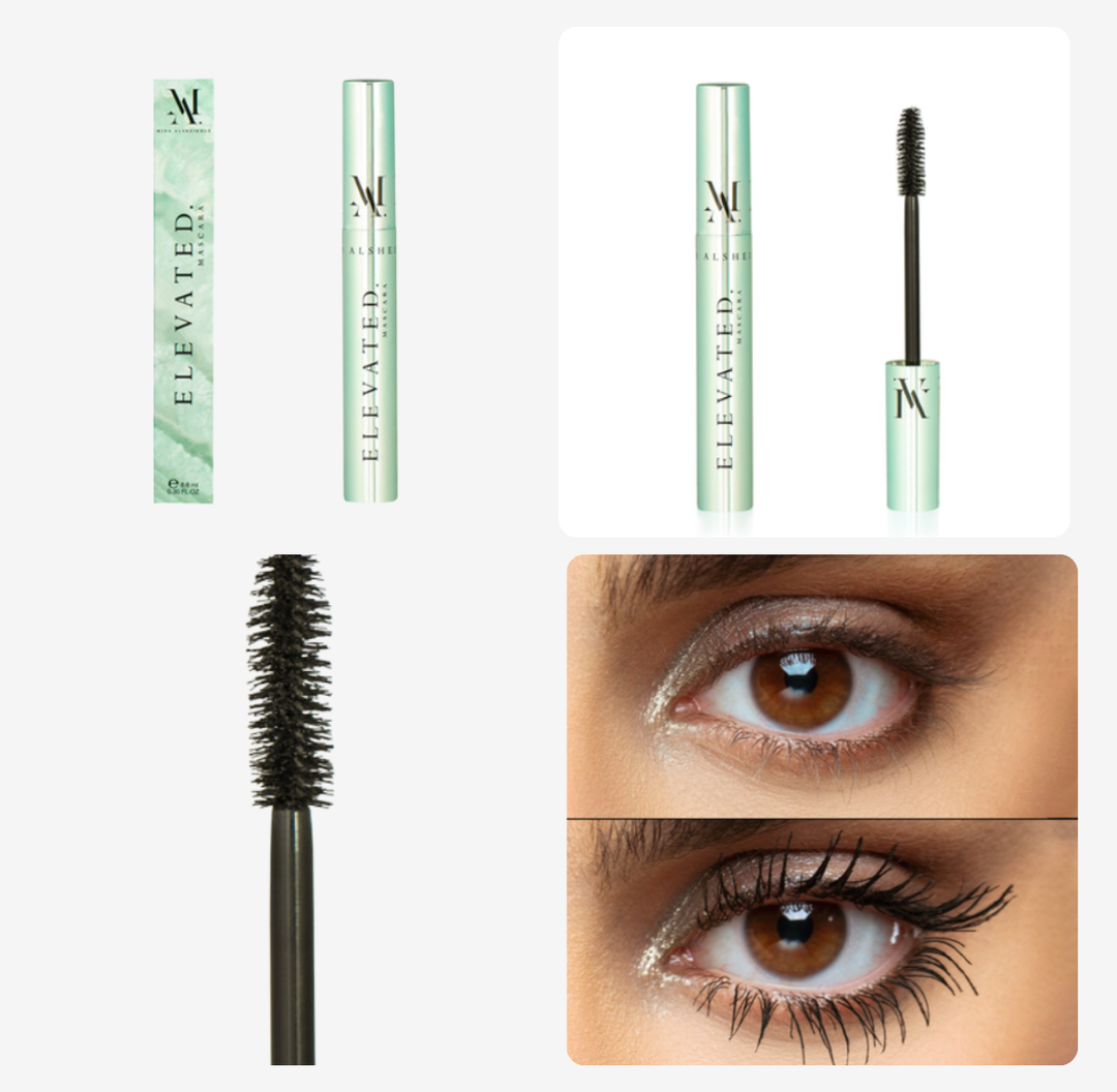 Mina Al Sheikhly Black Mascara  - 8.6ml | مينا الشيخلي ماسكارا سوداء - 8.6 مل