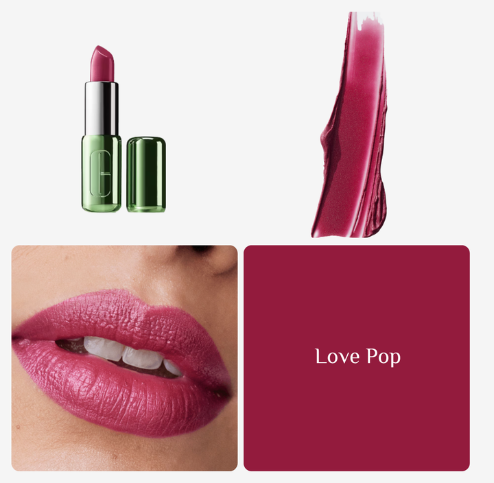 Clinique Pop Longwear Lipstick - 3.9g | كلينيك أحمر شفاه - 3.9غ