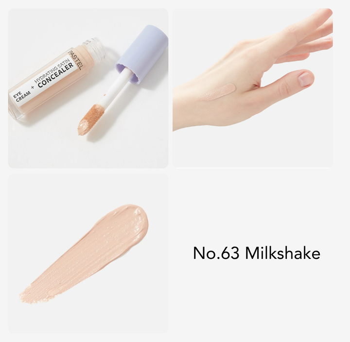 Pastel Eye Cream + Hydrating Satin Concealer - 4.3ml  | باستيل كريم للعين + كونسيلر مرطب  - 4.3 مل