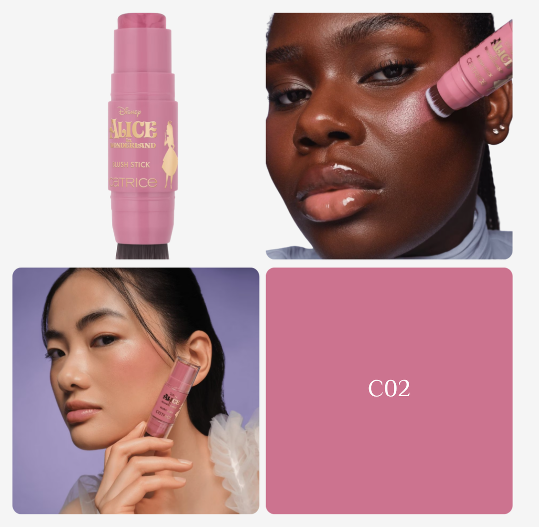 Catrice Disney Alice Wonderland Blush Stick - 6g | كاتريس بلشر ستيك أليس في بلاد العجائب - 6غ