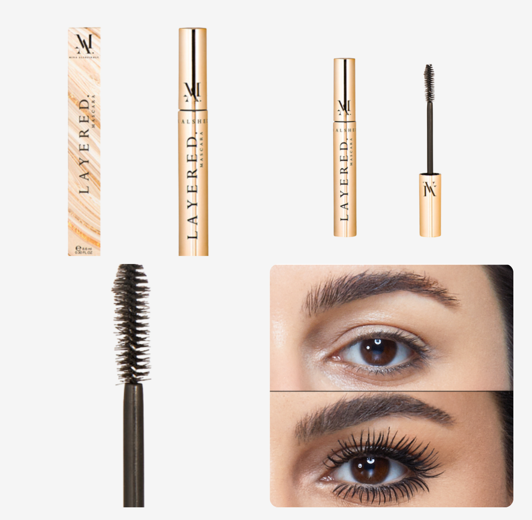 Mina Al Sheikhly Black Mascara  - 8.6ml | مينا الشيخلي ماسكارا سوداء - 8.6 مل
