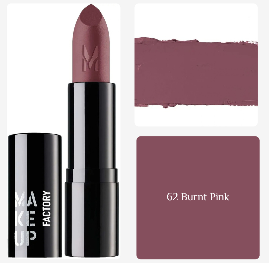 MAKE UP FACTORY Studio Star Velvet Lipstick - 4g | ميكاب فاكتوري ستوديو ستار أحمر شفاه مخملي – 4 غرام
