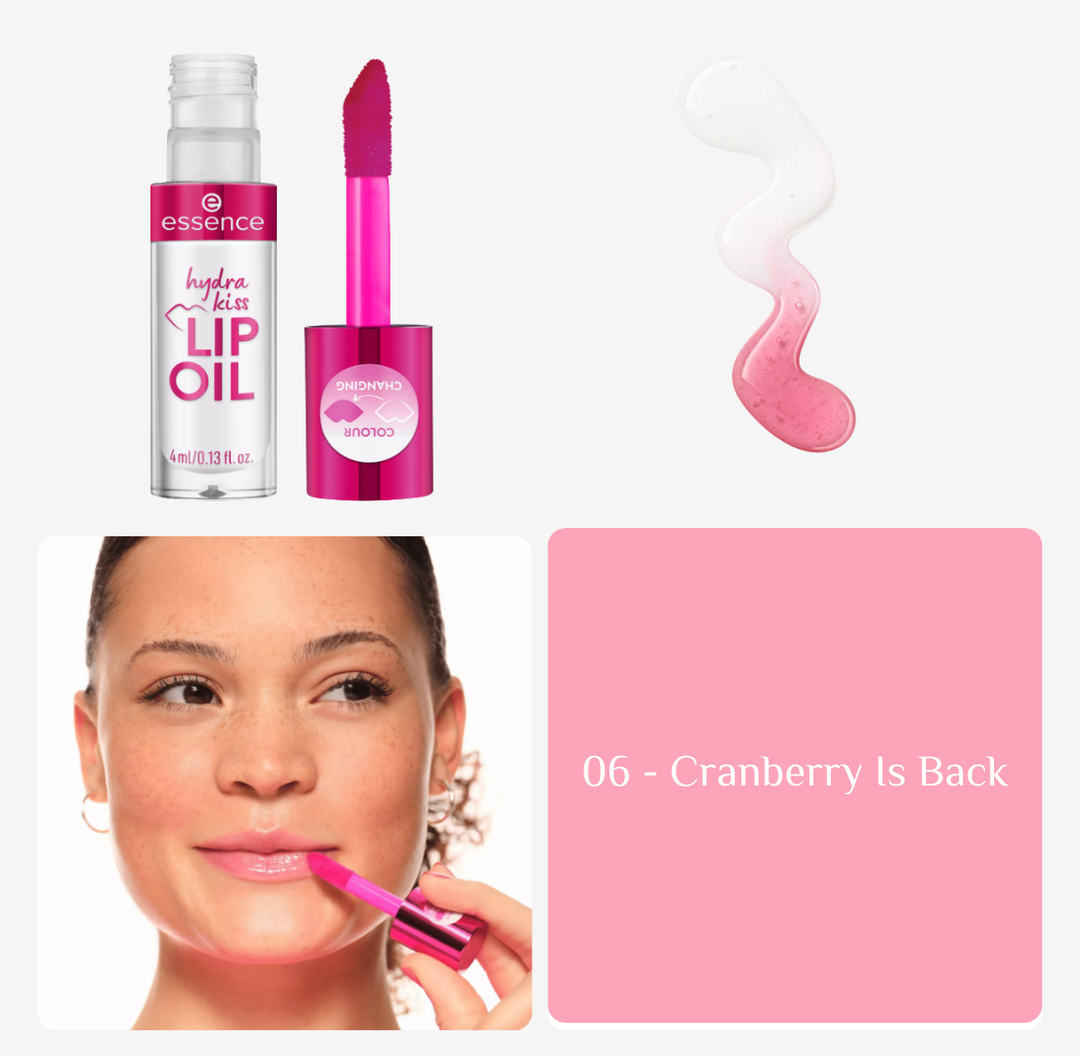 Essence Hydra Kiss Lip Oil - 4ml | ايسنس زيت ترطيب الشفاه - 4 مل