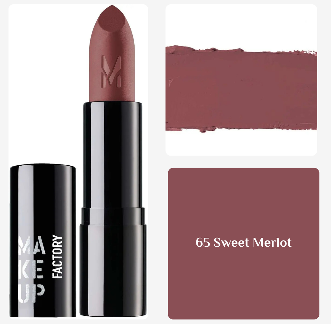 MAKE UP FACTORY Studio Star Velvet Lipstick - 4g | ميكاب فاكتوري ستوديو ستار أحمر شفاه مخملي – 4 غرام