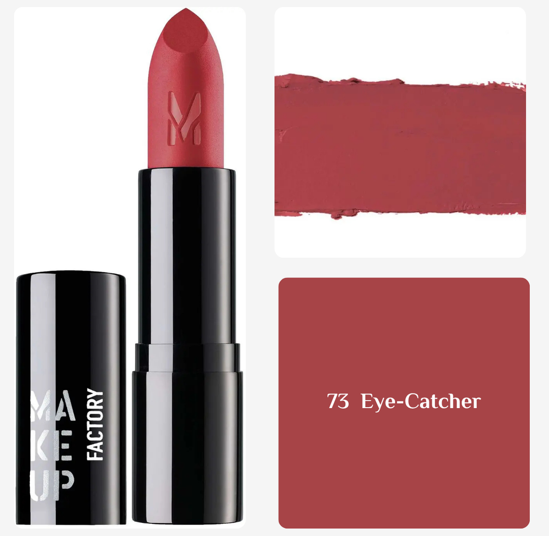 MAKE UP FACTORY Studio Star Velvet Lipstick - 4g | ميكاب فاكتوري ستوديو ستار أحمر شفاه مخملي – 4 غرام