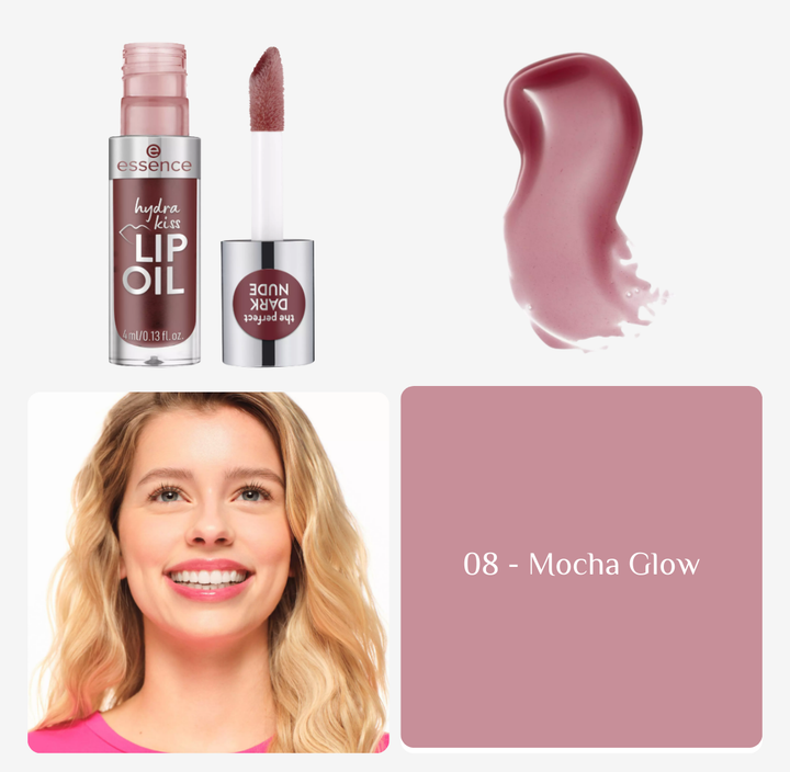 Essence Hydra Kiss Lip Oil - 4ml | ايسنس زيت ترطيب الشفاه - 4 مل