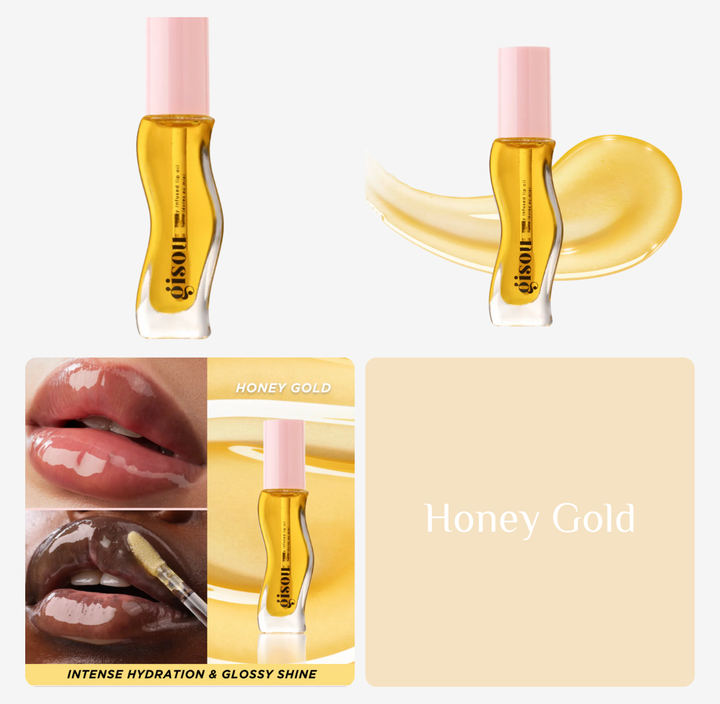 Gisou Honey Infused Lip Oil - 8ml | جيسو زيت مزطب للشفاه - ٨ مل