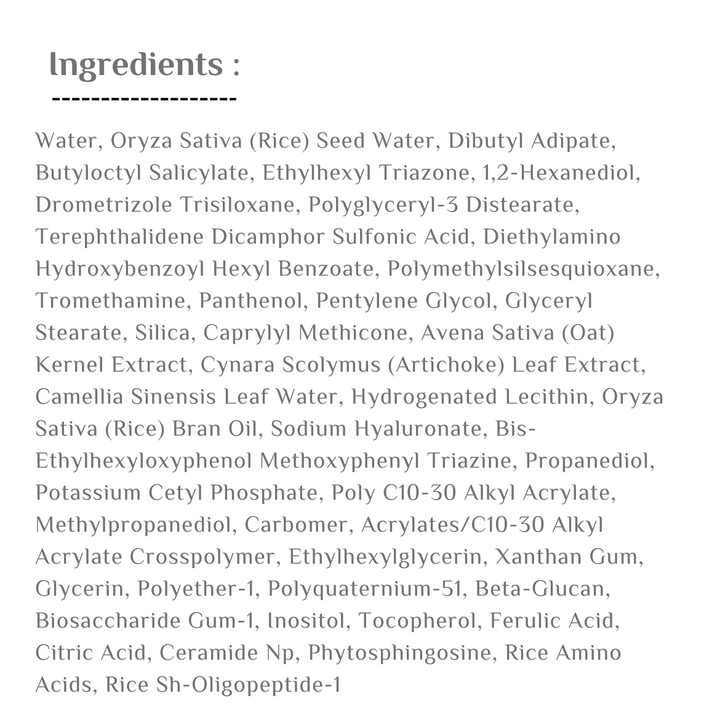 Beauty of Joseon Relief Sun Aqua Fresh Rice + B5 SPF50+ - 50ml | بيوتي اوف جيسون واقي شمسي بمستخلص ماء الأرز spf50+ - 50 مل