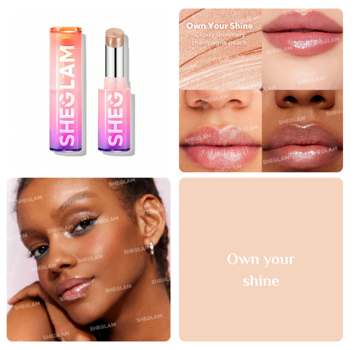 SHEGLAM Mirror Kiss High-Shine Lipstick - 2.9g | شيكلام أحمر شفاه لامع - 2.9 غرام