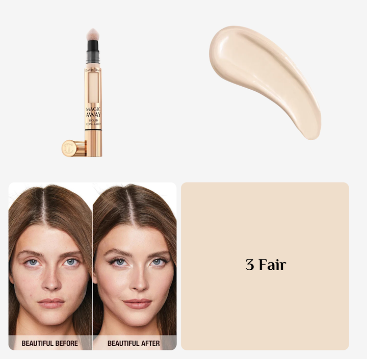 Charlotte Tilbury Magic Away Liquid Concealer - 4ml | شارلوت تلبوري كونسيلر سائل -4 مل