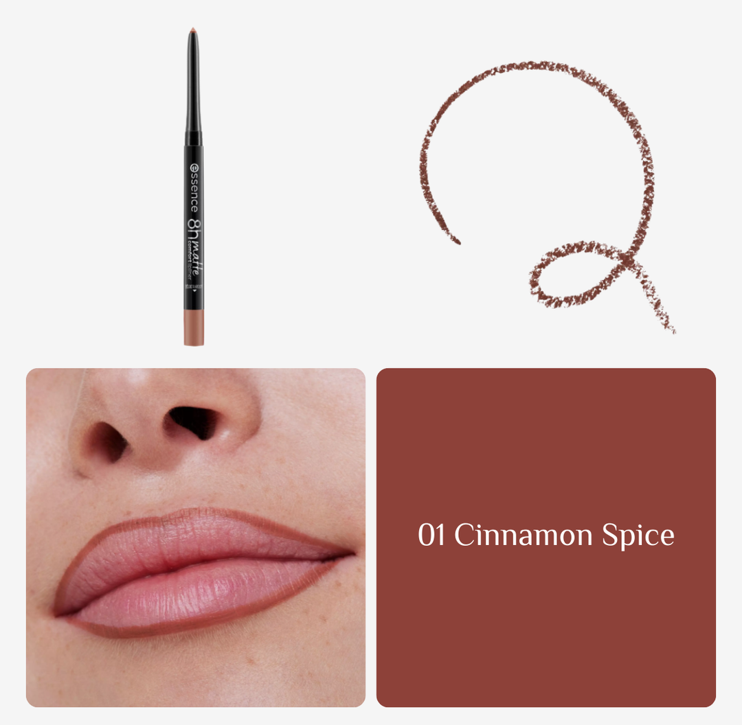 Essence 8H Matte Comfort Lipliner | ايسنس محدد شفاه مات
