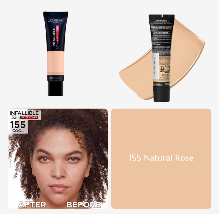 L’Oreal Infaillible 24h Matte Cover - 30ml | لوريال كريم أساس مات - 30 مل
