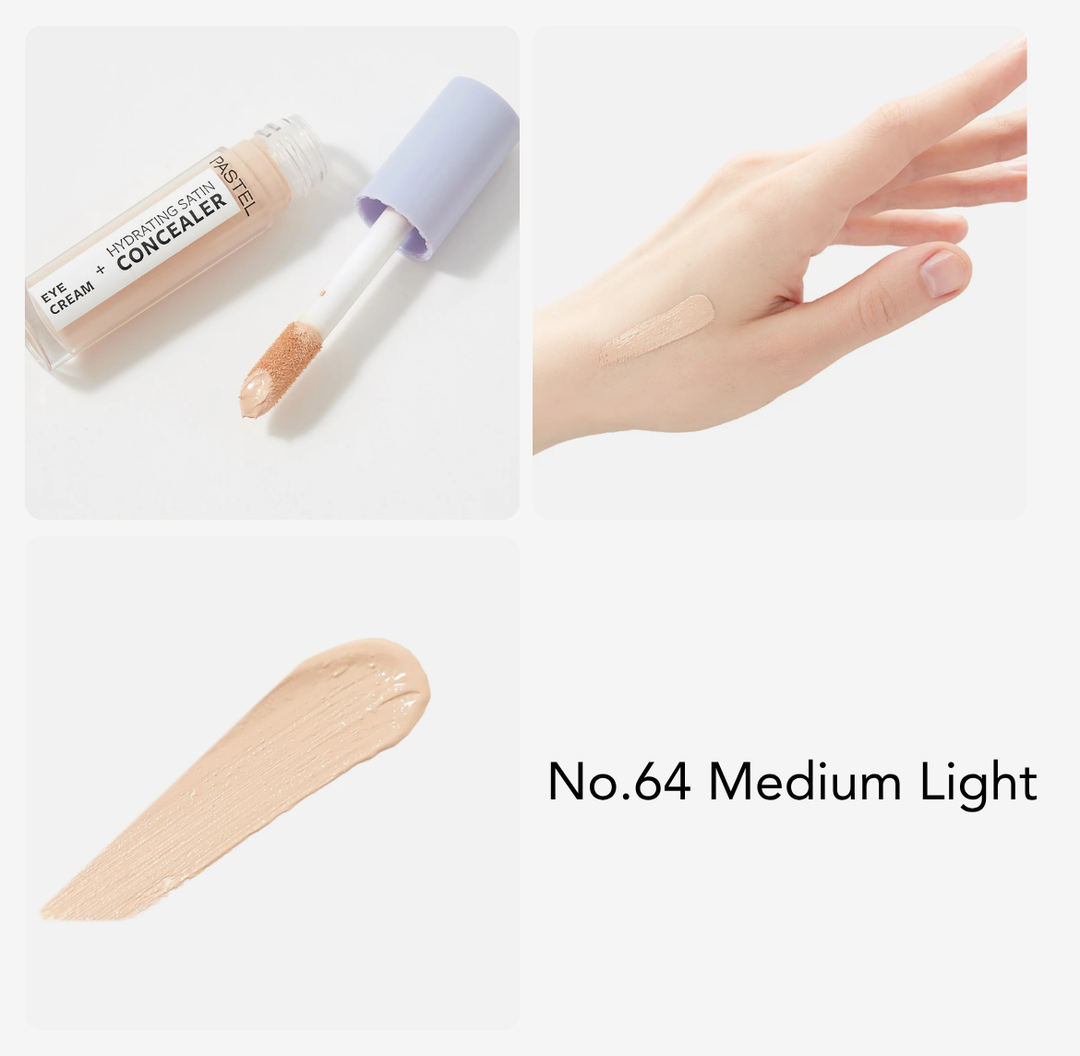 Pastel Eye Cream + Hydrating Satin Concealer - 4.3ml  | باستيل كريم للعين + كونسيلر مرطب  - 4.3 مل