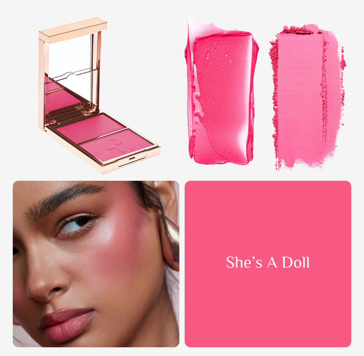 Patrick Ta Double -Take Creme  & Powder Blush - 5.0g | باتريك تا بلاش ثنائي - ٥ غرام