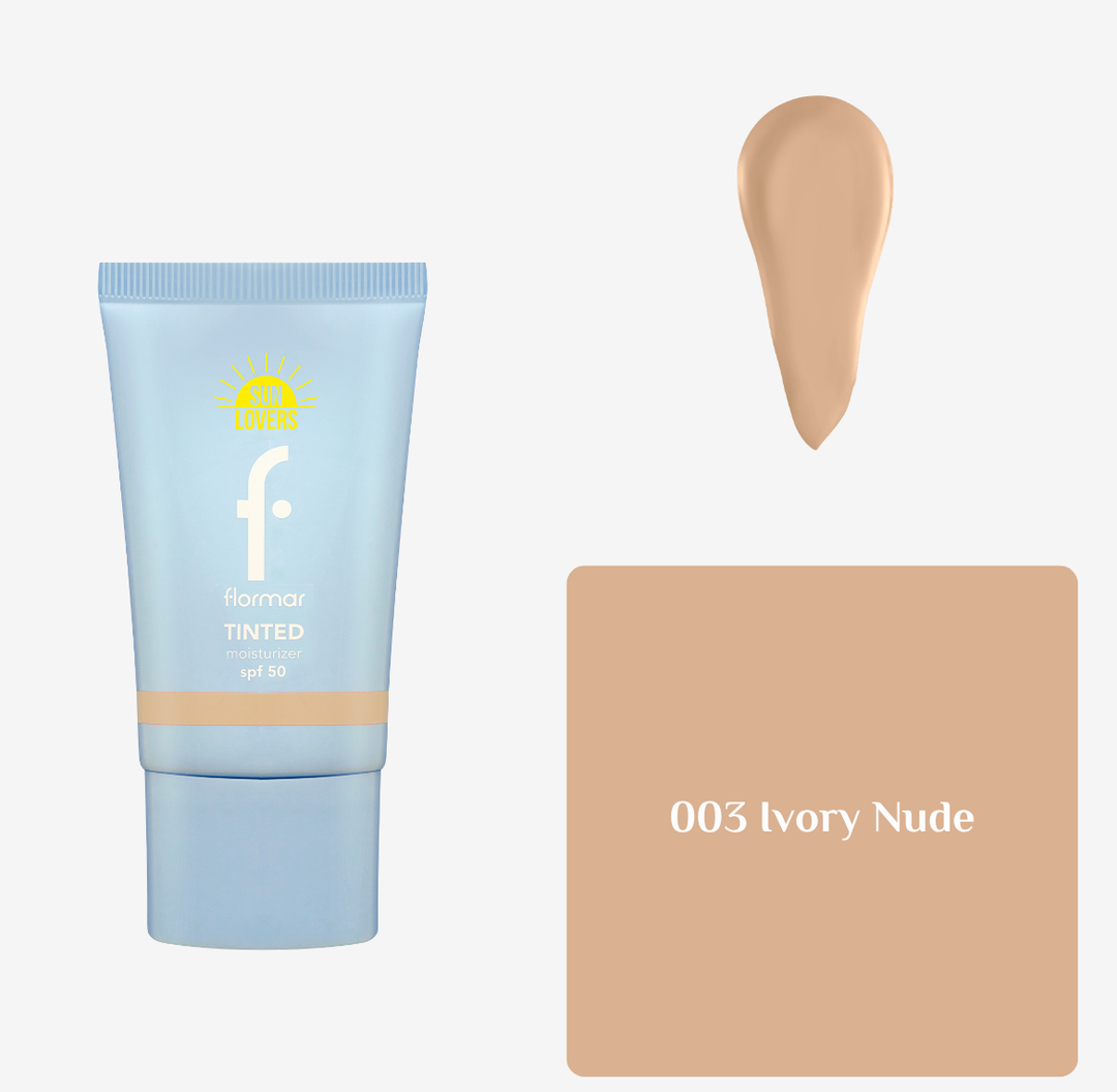Flormar Tinted Moisturizer SPF 50 - 30ml | فلورمار مرطب ملون SPF 50 - 30مل