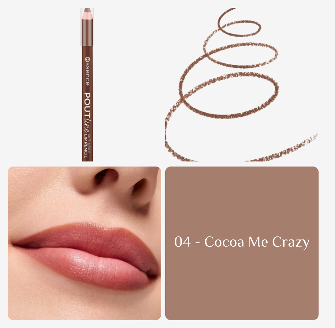 essence POUTline soft glide LIP PENCIL - 0.62g | ايسنس قلم تحديد الشفاه - 0.62 غرام