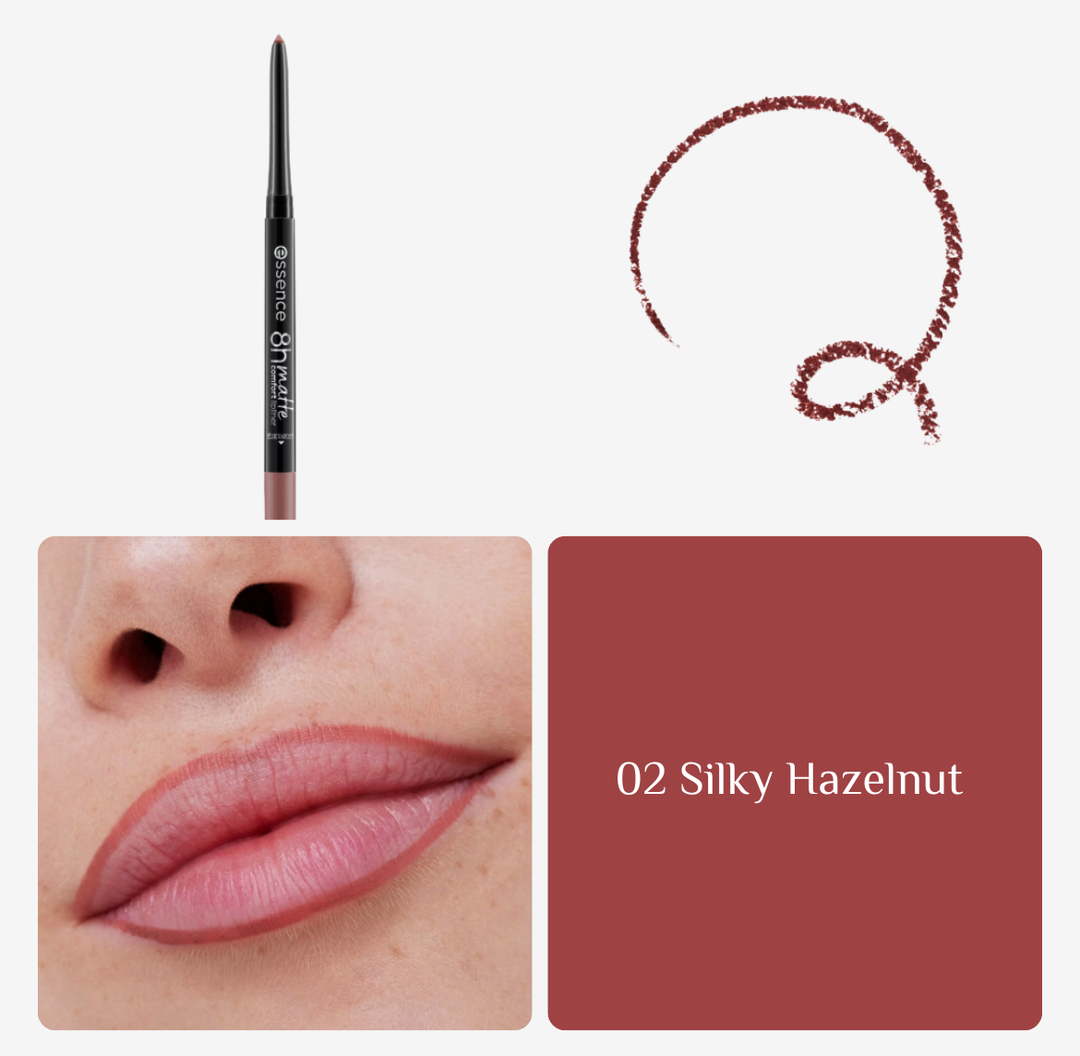 Essence 8H Matte Comfort Lipliner | ايسنس محدد شفاه مات