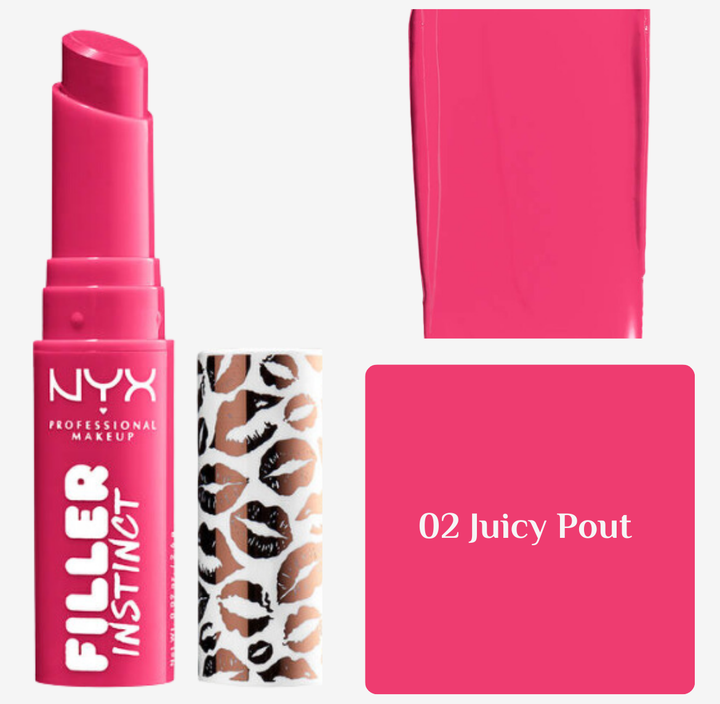 NYX Filler Instinct - 2.6g | ان واي اكس أحمر شفاه بتأثير الفيلر - 2.6 غرام