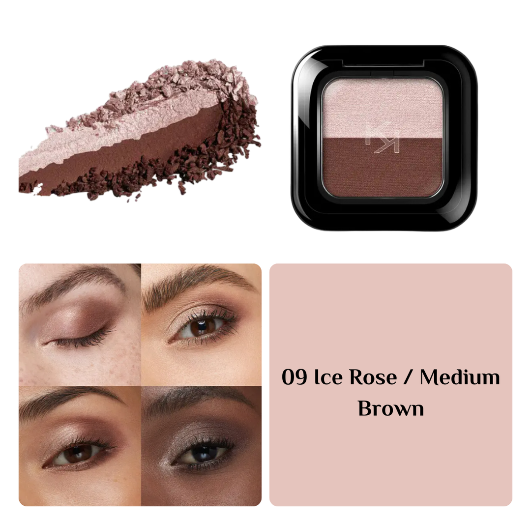 KIKO Bright Duo Eyeshadow - 1.8g | كيكو اي شادو مزدوج - 1.8 غرام