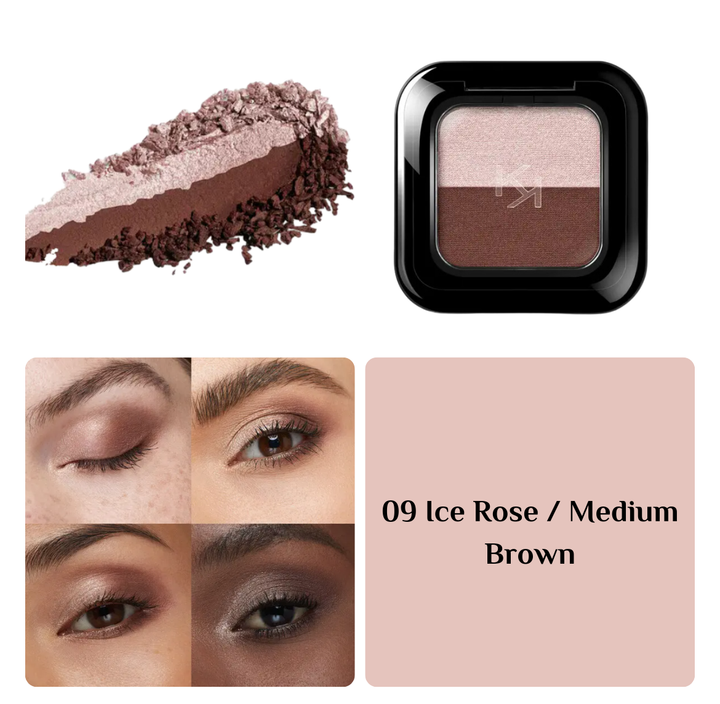 KIKO Bright Duo Eyeshadow - 1.8g | كيكو اي شادو مزدوج - 1.8 غرام