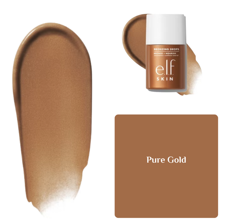 e.l.f. Skin Bronzing Drops Bronzer + Nourish - 30ml | الف سيرو مسمر و مغذي للبشرة - 30 مل