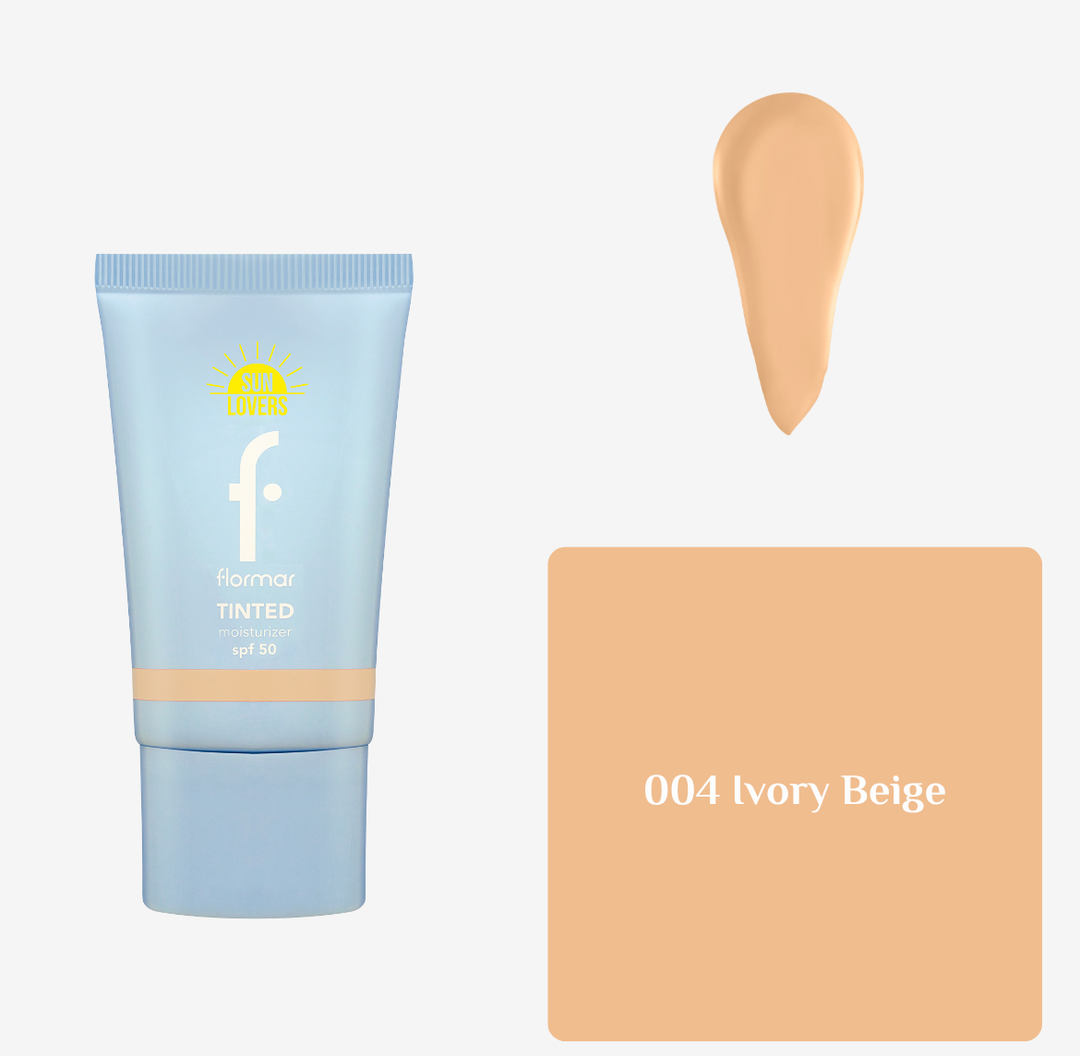 Flormar Tinted Moisturizer SPF 50 - 30ml | فلورمار مرطب ملون SPF 50 - 30مل