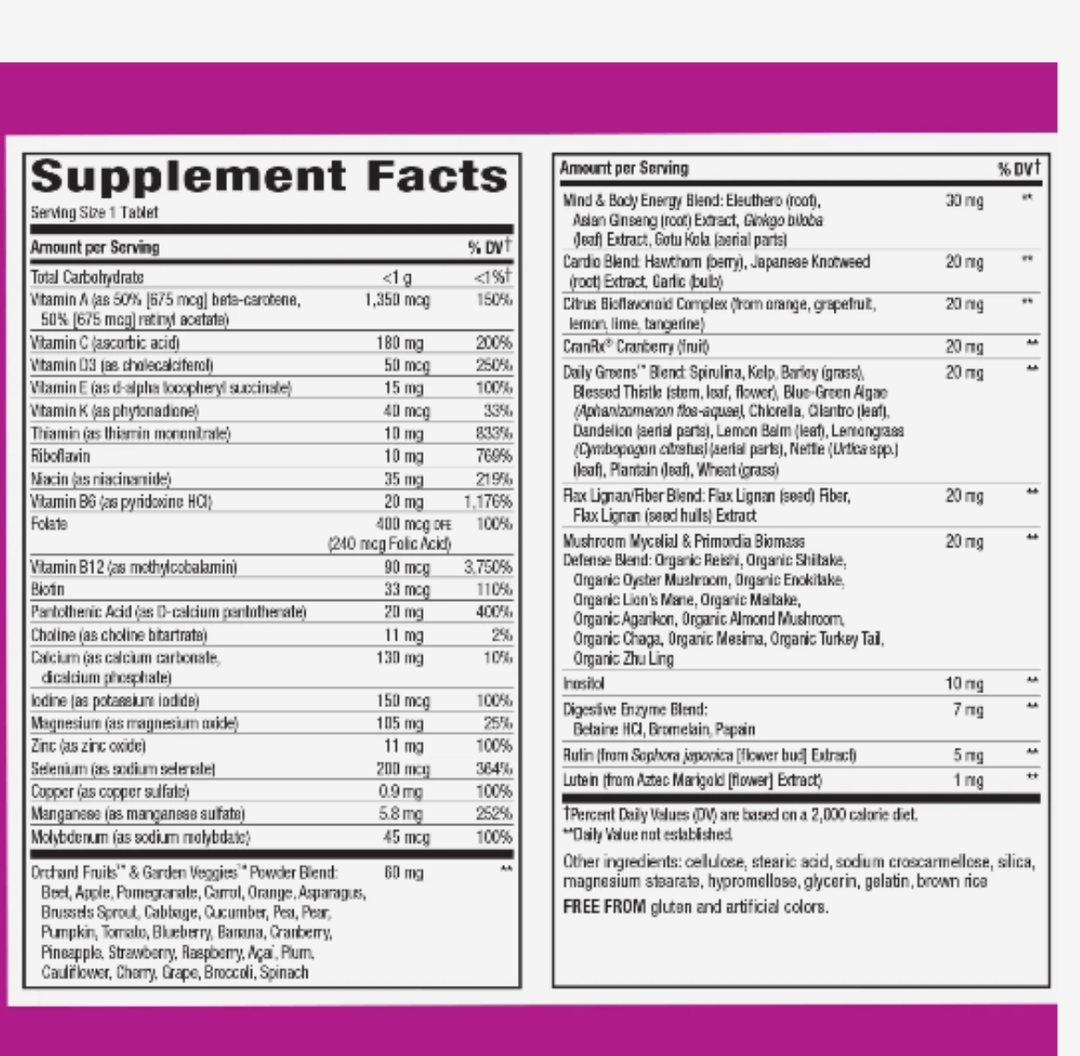 Nature's Way Alive! Women's 50 Ultra Potency Multivitamin - 60 Tablets | نيتشرز واي مكمل غذائي للنساء فوق ال 50 سنة - 60 قرص